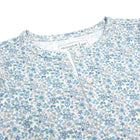 unisex slate floral pima pajamas set