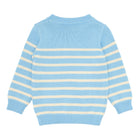 unisex peri blue and cream knit sweater