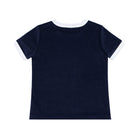unisex navy french terry camp tee
