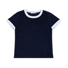 unisex navy french terry camp tee