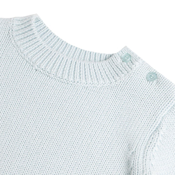 unisex light blue knit sweater