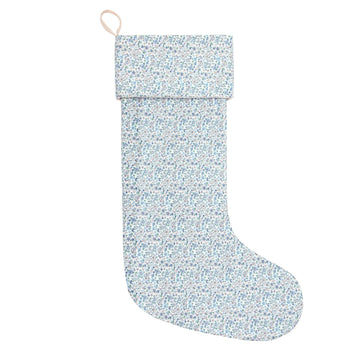 slate floral quilted quilted stocking