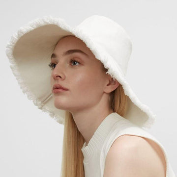 hat attack white canvas packable hat