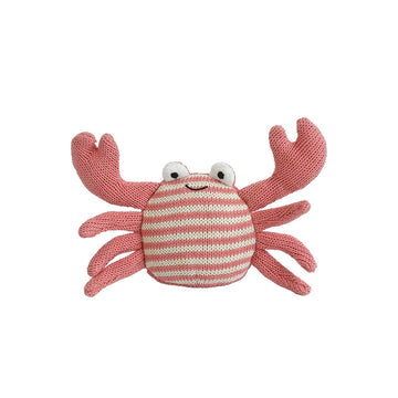 mon ami caldwell knit crab rattle