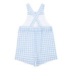 baby oasis blue gingham overall