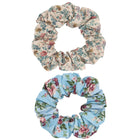primrose and provence blue scrunchie set