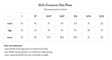 girls brock collection x minnow classic fleur crossover one piece