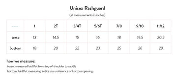 unisex navy stripe short sleeve rashguard